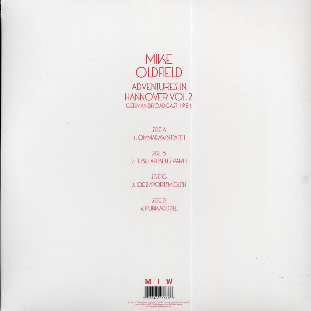 Mike Oldfield - Adventures In Hannover Volume 2: German Broadcast 1981 (2xLP) Vinyl Record
