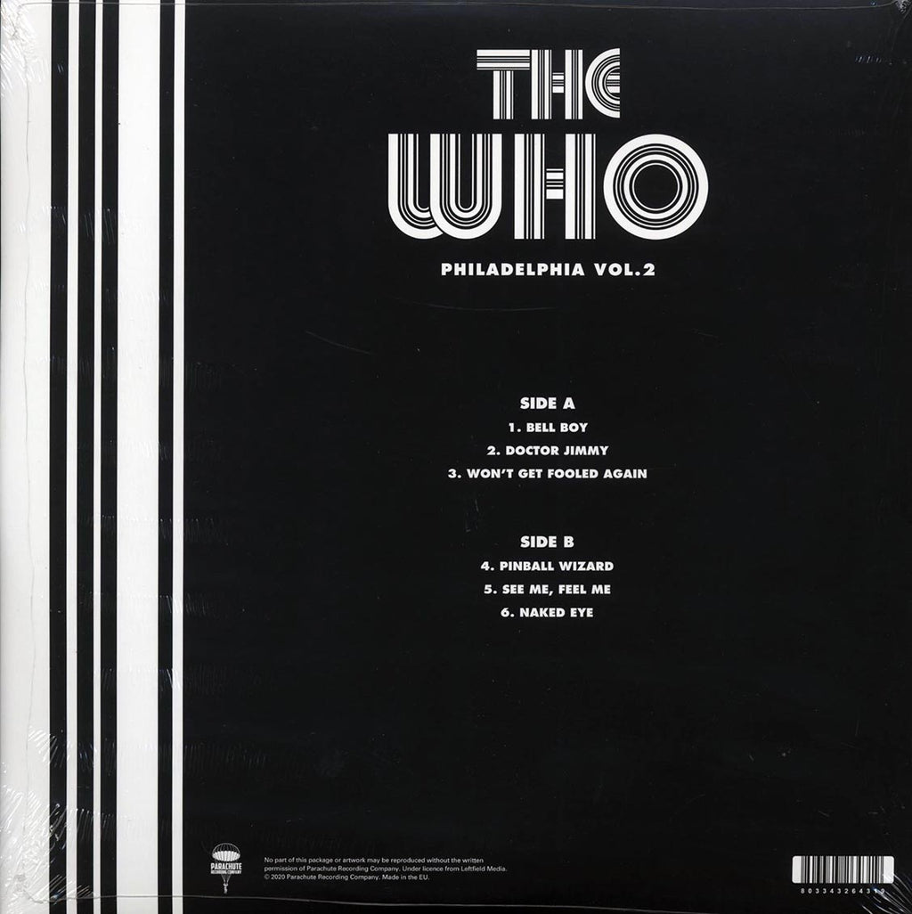 The Who - Philadelphia Volume 2: 1973 Broadcast Quadrophenia Tour Vinyl Record