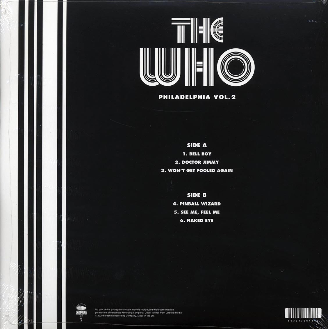 The Who - Philadelphia Volume 2: 1973 Broadcast Quadrophenia Tour Vinyl Record