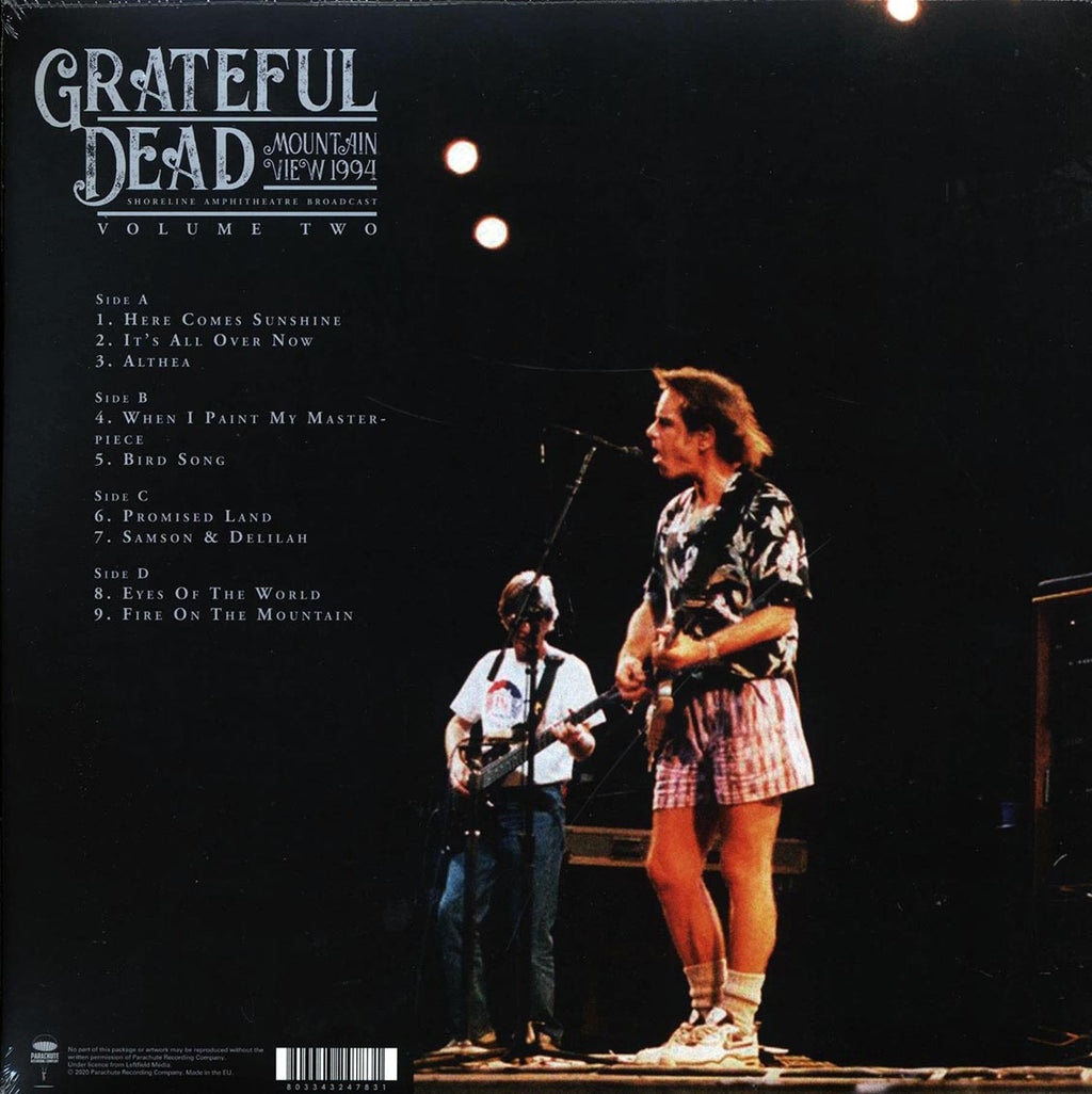 Grateful Dead - Mountain View 1994 Volume 2: Shoreline Amphitheatre Broadcast (2xLP) Vinyl Record