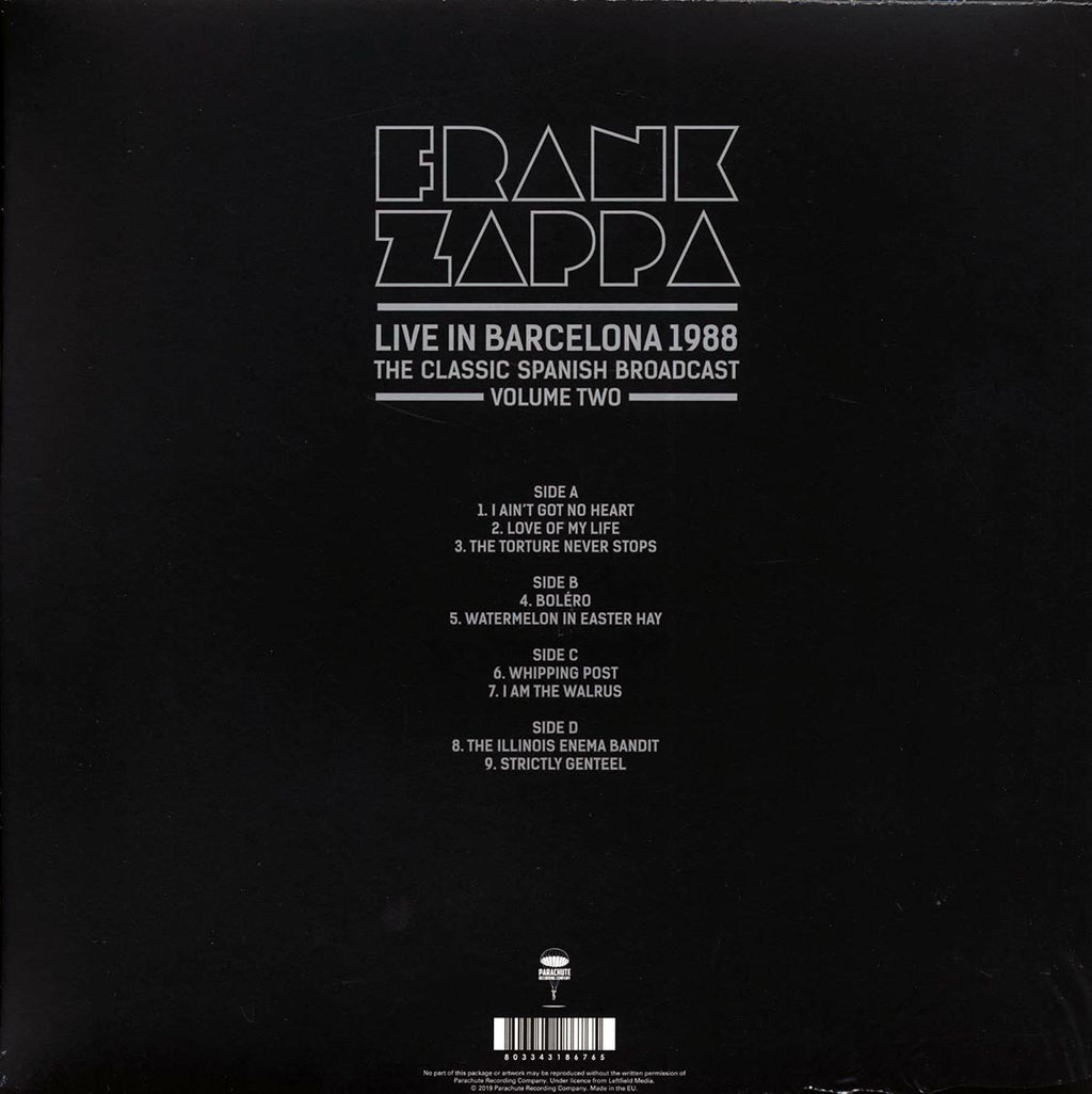 Frank Zappa - Live In Barcelona 1988 Volume 2: The Classic Spanish Broadcast (2xLP) (red vinyl) Vinyl Record