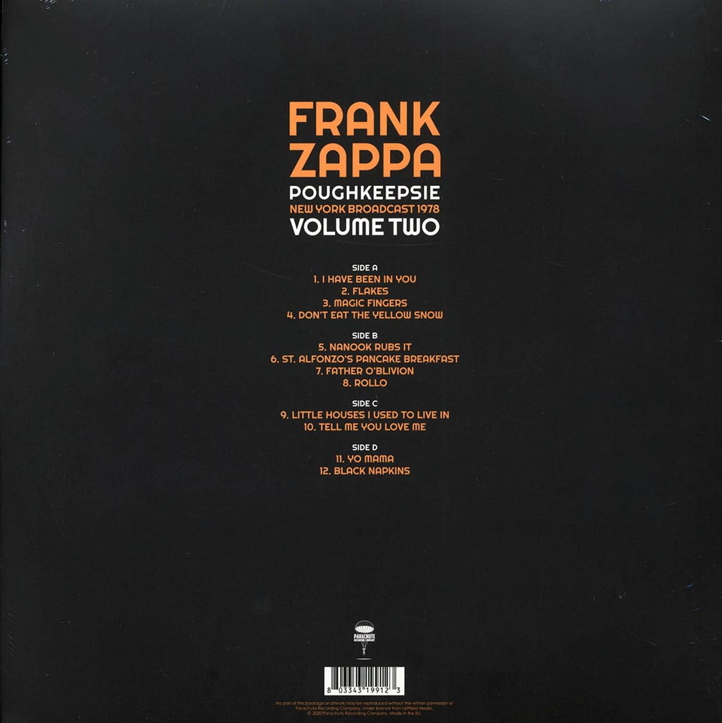 Frank Zappa - Poughkeepsie Volume 2: New York Broadcast 1978 (2xLP) Vinyl Record