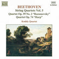 Beethoven / Kodaly Quartet - String Quartets 5 - Music CD