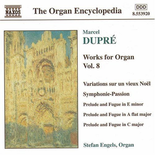 Dupre / Engels - Works For Organ 8 - Music CD