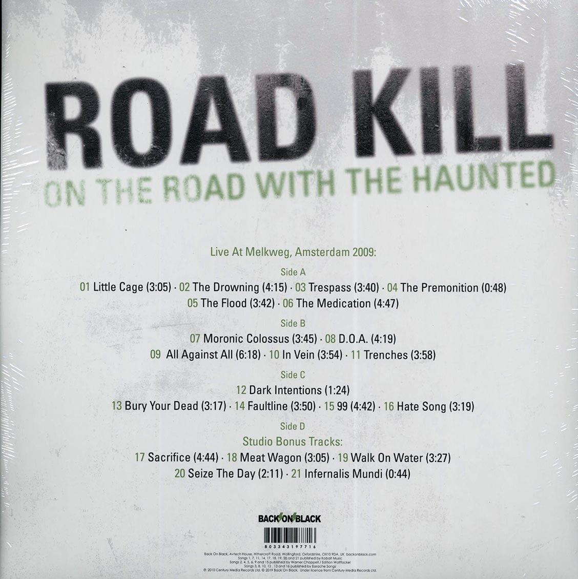 The Haunted - Road Kill (ltd. ed.) (2xLP) (white vinyl) Vinyl Record