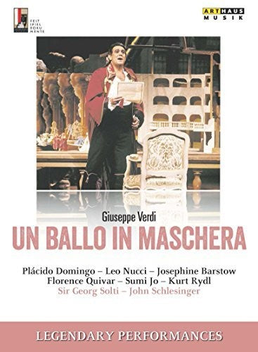 Verdi / Domingo / Wiener Philharmoniker / Solti - Un Ballo In Maschera - Salzburger Festspiele 1990 - DVD