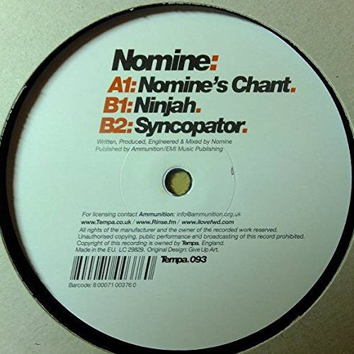 Nomine - Nomine's Chant - Vinyl Record