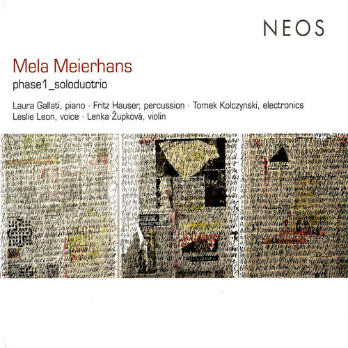 Meierhans,mela - Phase1 Soloduotrio - Music CD