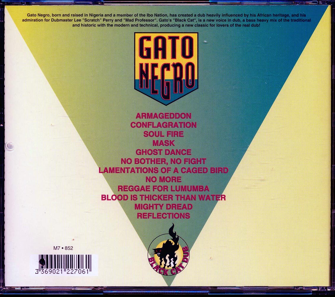 Gato Negro - Black Cat Dub (marked/ltd stock) Music CD