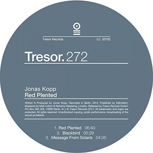Kopp,jonas - Red Plented - Vinyl Record