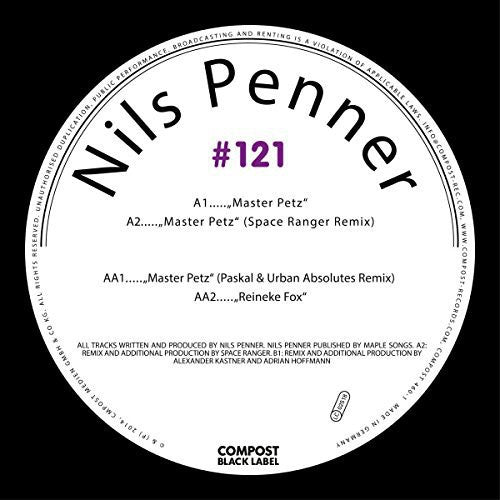 Penner,nils - Compost Black Label 121 - Vinyl Record