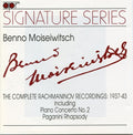 Rachmaninov / Moiseiwitsch - Complete Rachmaninov Recordings 1937-43 - Music CD