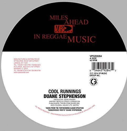 Stephenson,duane - Cool Runnings - Vinyl Record