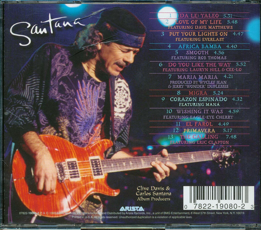 Santana - Supernatural Music CD