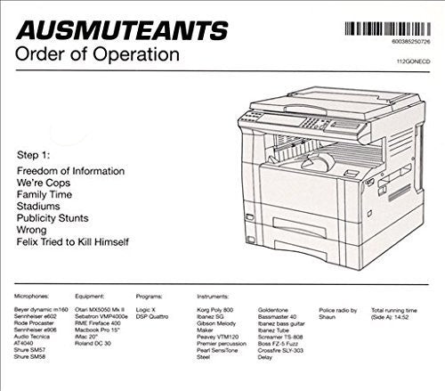 Ausmuteants - Order Of Operation - Vinyl Record