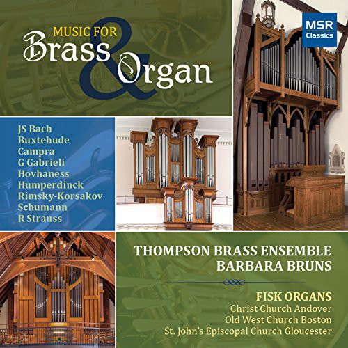 Bach / Thompson Brass Ensemble / Bruns,barbara - Music For Brass & Organ - Music CD