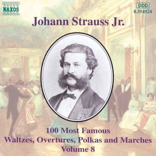 Strauss,j. Jr - 100 Most Famous Works 8 - Music CD
