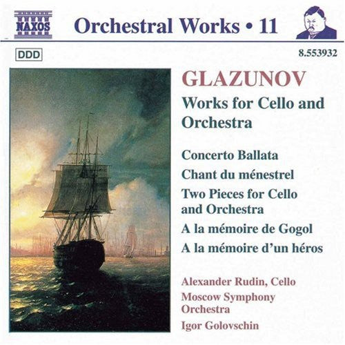 Glazunov / Rudin / Mso / Golovschin - Orchestral Works 11 / Works For Cello & Orch - Music CD