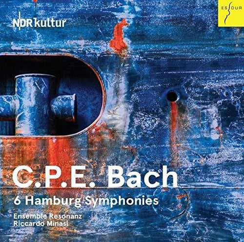 Bach,c.p.e. / Ensemble Resonanz / Minasi,ricardo - 6 Hamburg Symphonies Wq.182 - Music CD