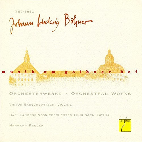 Boehner / Thueringen Philharmonie Gotha / Breuer - Music At The Court Of Gotha: Orchestral Works - Music CD
