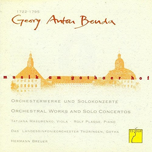 Benda / Thueringen Philharmonie Gotha / Breuer - Music At The Court Of Gotha: Orchestral Works - Music CD