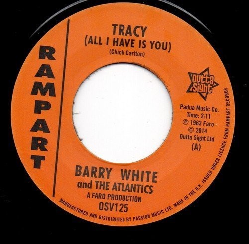 White,barry - Tracy / It Hurts Me - Vinyl Record