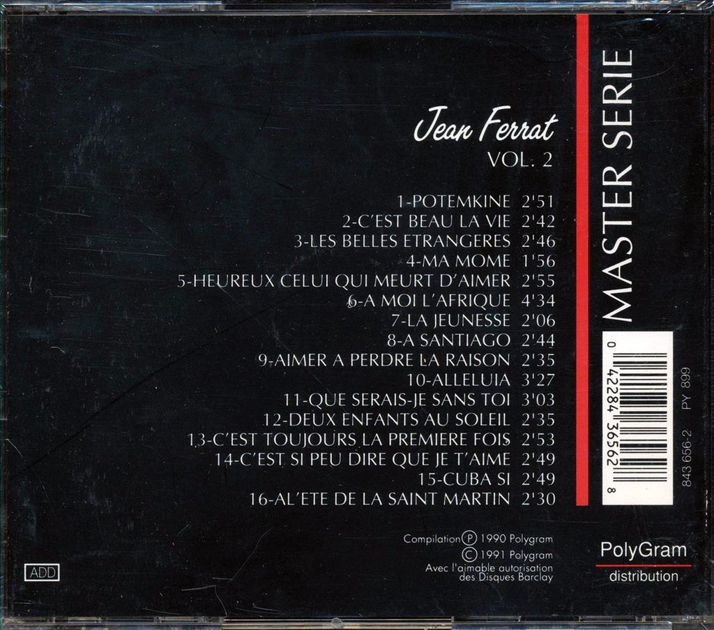 Jean Ferrat - Jean Ferrat Volume 2 Music CD