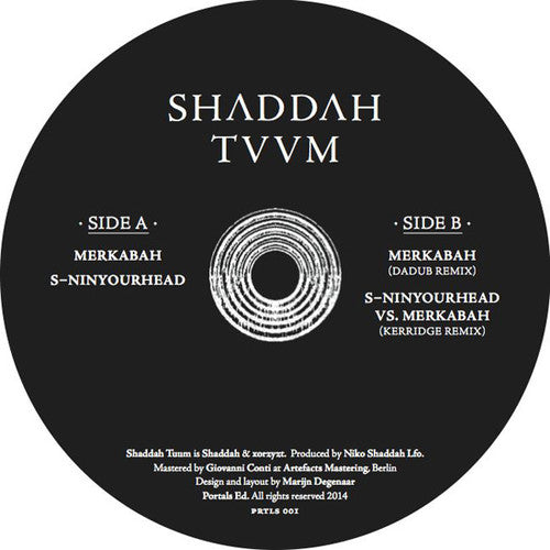 Shaddah Tuum - Merkabah - Vinyl Record