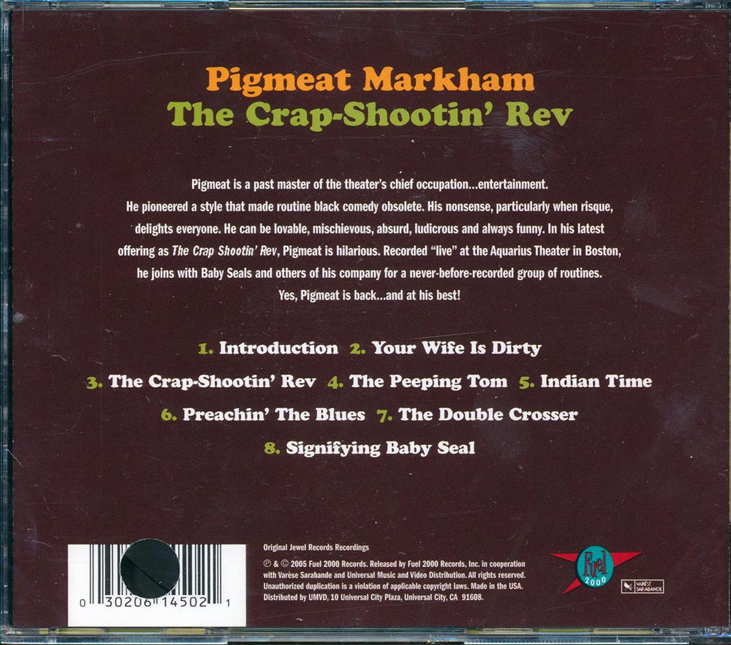 Pigmeat Markham  - The Crap-Shootin' Rev (marked/ltd stock) Music CD