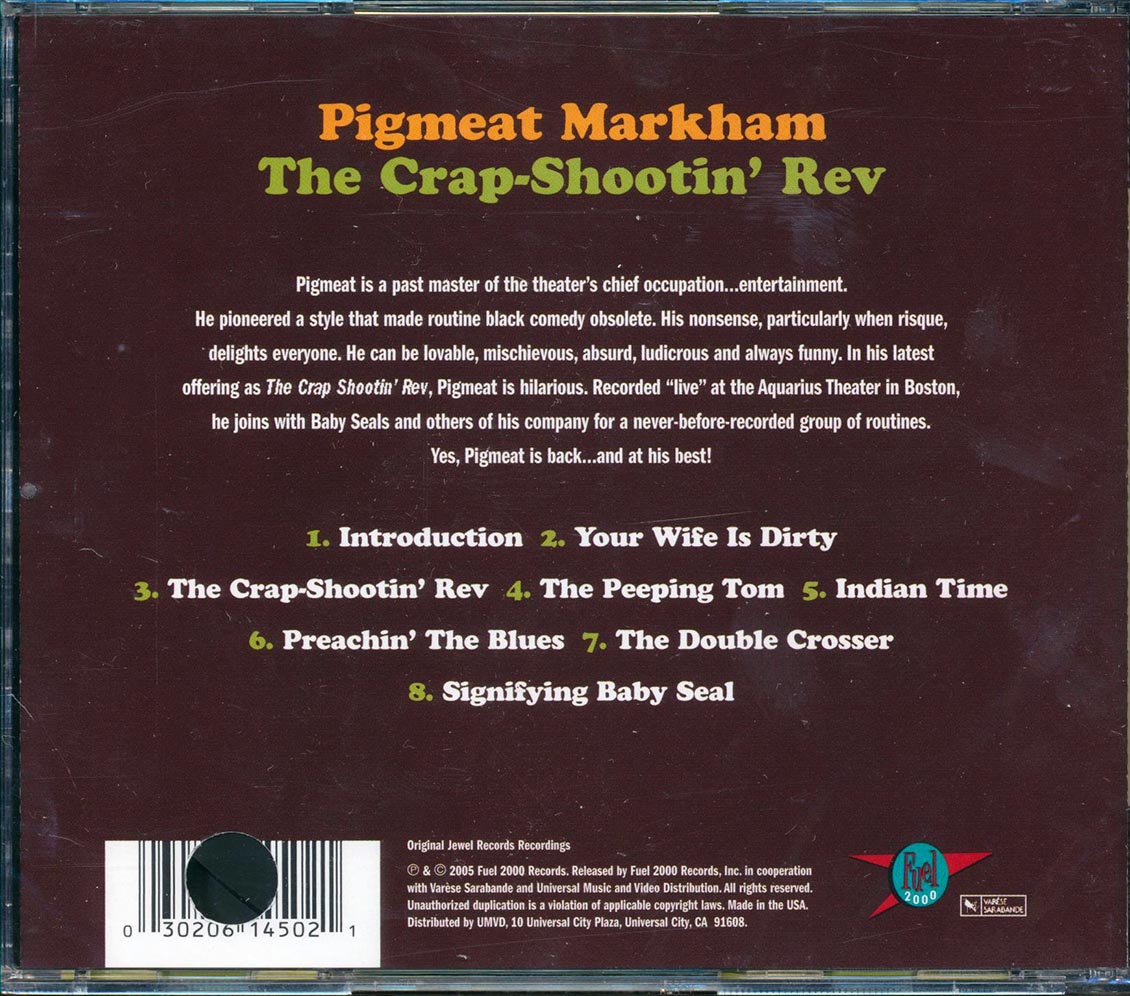 Pigmeat Markham  - The Crap-Shootin' Rev (marked/ltd stock) Music CD