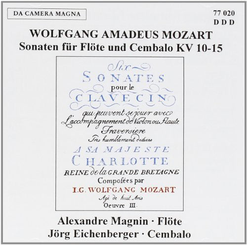 Mozart / Magnin - 6 Sons F. Flute & Cembalok - Music CD