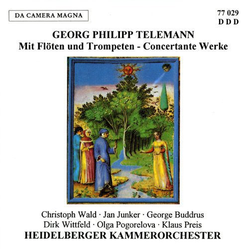 Telemann / Heidelberger Kammer - With Flutes & Trumpets - Music CD