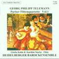 Telemann / Kuhn / Starke - Pariser Floten Quartette 1 - Music CD