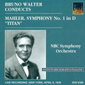 Mahler / Walter / Nbc Syo Orch - Sym 1 - Music CD