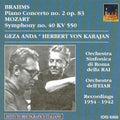 Brahms / Mozart - Pno Con - Music CD