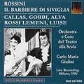 Rossini / Alva / Callas / Canali - Barber Of Seville - Music CD