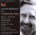 Bach,j.s. / Busoni - Lazar Berman - Music CD