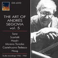 Castelnuovo-tedesco - Art Of Segovia 5 - Music CD