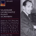 Vladimir Horowitz Plays Scriabin Music CD
