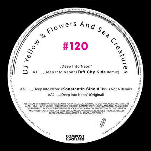 Dj Yellow / Flowers & Sea Creatures - Deep Into Neon - Vinyl Record