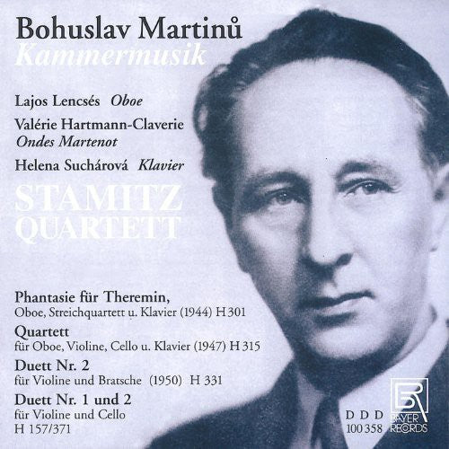 Martinu / Lencses / Sucharova / Stamitz Quartet - Chamber Music - Music CD