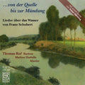 Schubert / Ruf / Hadulla - Songs About Water - Music CD