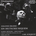 Brahms / Schuricht - Ein Deutsches Requiem - Music CD