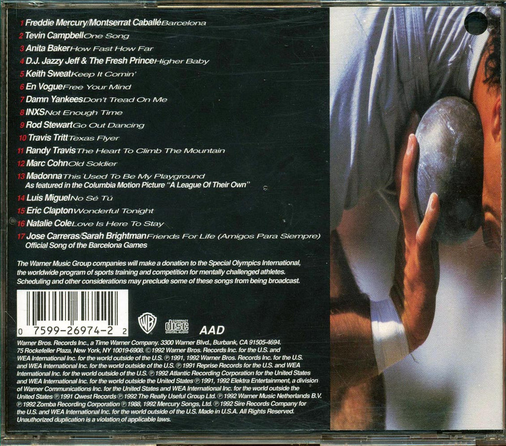 Tevin Campbell, Anita Baker, En Vogue, Etc. - Barcelona Gold  (marked/ltd stock) Music CD