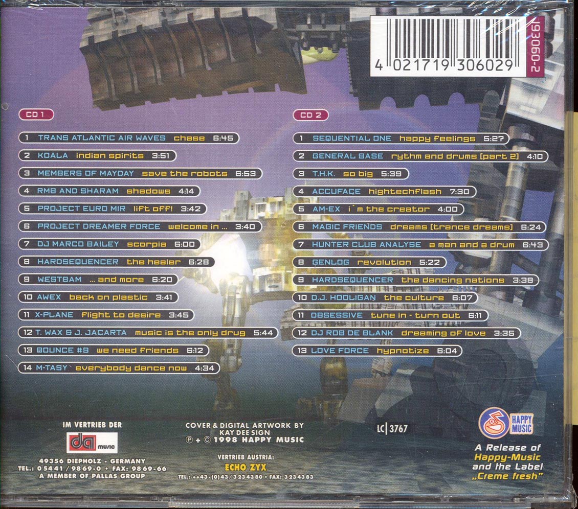 Koala, Trance Atlantic Air Waves, Members Of Mayday, Etc. - The Best Of Planet Rave  (25 tracks) (2xCD) Music CD