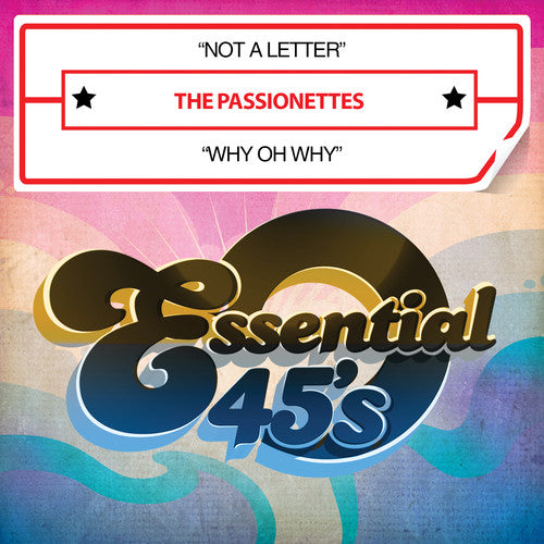 Passionettes - Not A Letter / Why Oh Why - Music CD Single