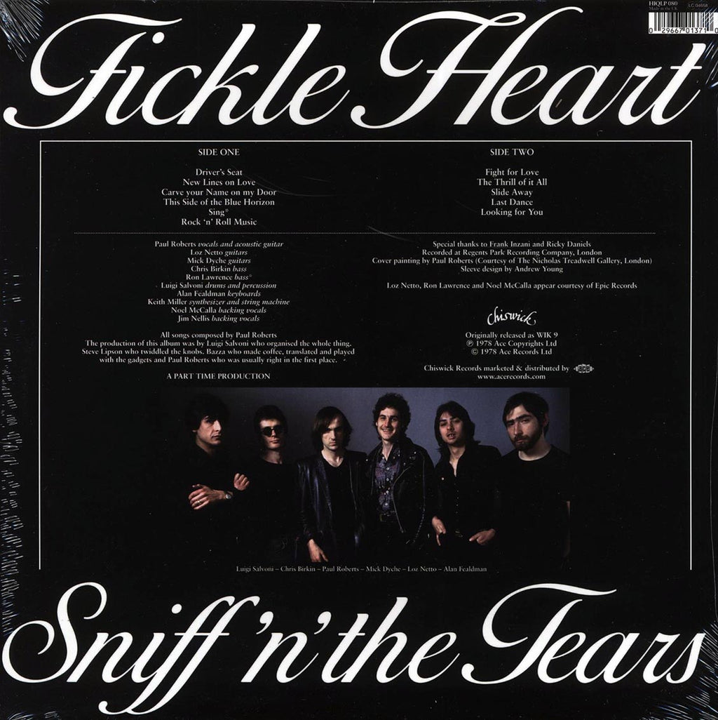 Sniff 'N' The Tears - Fickle Heart (180g) (remastered) Vinyl Record