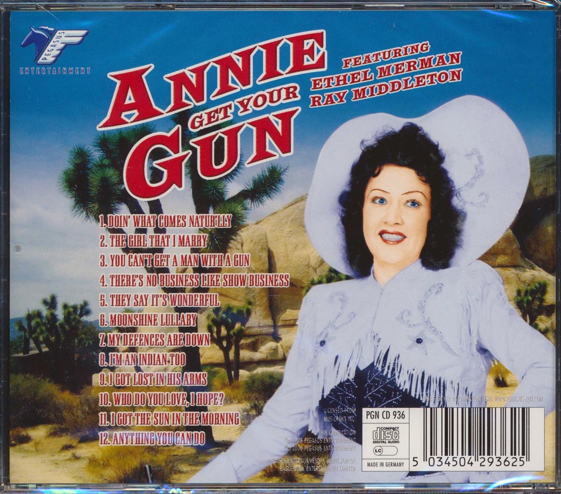 Ethel Merman, Ray Middleton - Annie Get Your Gun Music CD