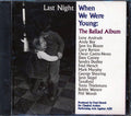 Leny Andrade, Andy Bey, Gary Burton, Toots Thielemans, Etc. - Last Night When We Were Young: The Ballad Album Music CD