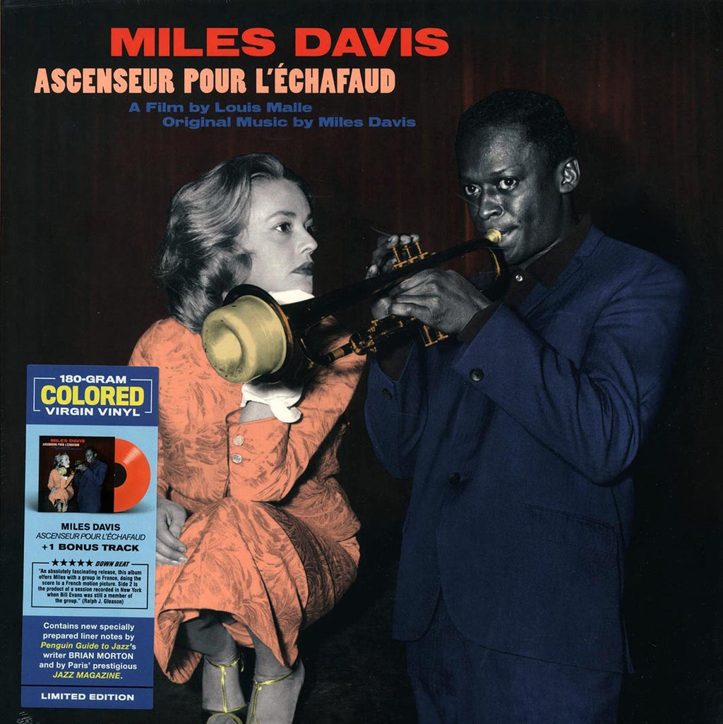 Miles Davis - Ascenseur Pour L'Echafaud: Lift To The Scaffold (+bonus track) (ltd. ed.) (180g) (orange vinyl) Vinyl Record